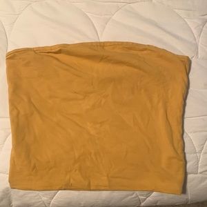 Brandy Melville Yellow Tube Top
